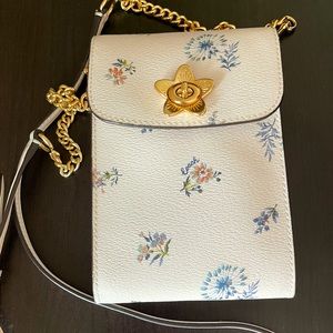 Coach Rachel Phone Dandelion Floral Crossbody